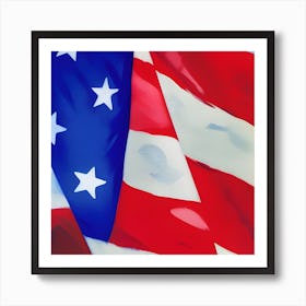 American Flag Art Print