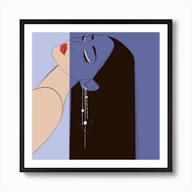 Bi colore Art Print