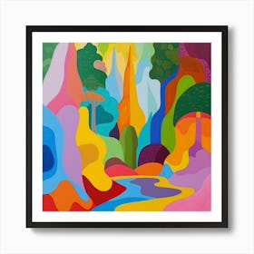 Abstract Park Collection Daan Forest Park Taipei 1 Art Print