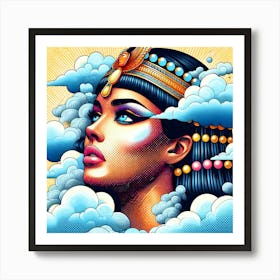 Cleopatra Portrait Artwork 129 Art Print