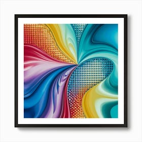 A Stunning Piece Of Abstract Wall Art Featuring A 7rs4glhrqggr799lbqhc5a Pww3bzzet Yzm3tadi5n8q 1 Art Print