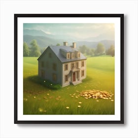 The Golden House X4 Art Print