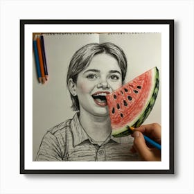 Watermelon 38 Art Print