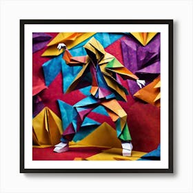 Origami Dancer 87 Art Print