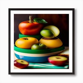 Fruit Bowls 1 Art Print