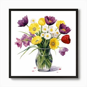 Flowers In A Vase 2 Art Print