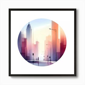 Cityscape 13 Art Print