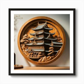 Japanese Carving Art Print