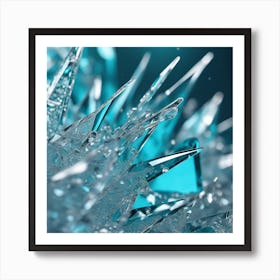 Ice Crystals Art Print