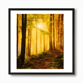 Autumn Forest 1 Art Print