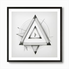 Triangle Art Art Print