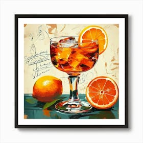 Tequila Cocktail 8 Art Print