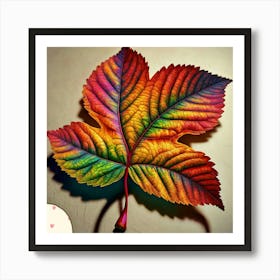 Apple leaf Art Print