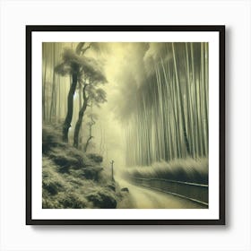 Kyoto Bamboo Forest Art Print