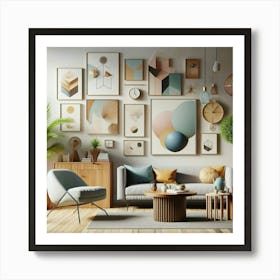 Abstract Paintings For Modern Interiors (1) Art Print