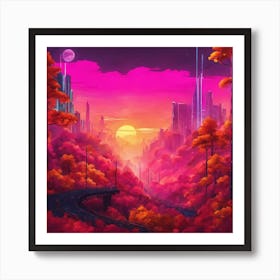 Cityscape Art Print