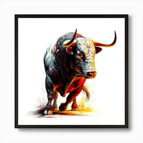 Animal Creative Portrai Illustrationt 13 Art Print