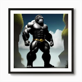 Gorilla 4 Art Print