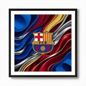 FC Barcelona Logo Wall Art 47 Art Print