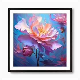 Peonies 17 Art Print