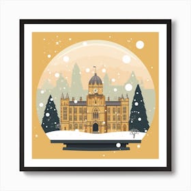 Oxford United Kingdom Snowglobe Art Print