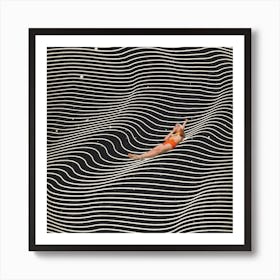 Sliding Square Art Print