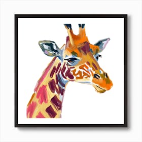 Giraffe 10 1 Art Print