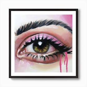 Pink Eye Art Print