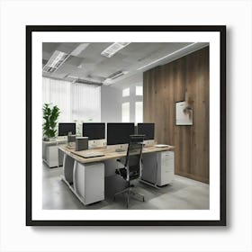 Office Space Design Art Print