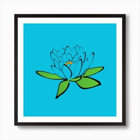 Lotus Flower Art Print