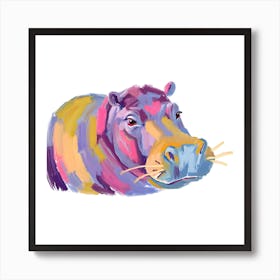 Hippopotamus 09 Art Print