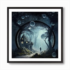 Myeera Orbs Flying Through Ancient Mystical Forest Woodland Fai Ff484544 C9e0 4b7d B8b3 84e33ca82c60 Art Print