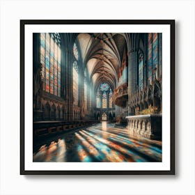 Cathedral Interior Art Print