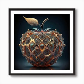 The glass apple an intricate design that adds to its exquisite appeal. 3 Art Print