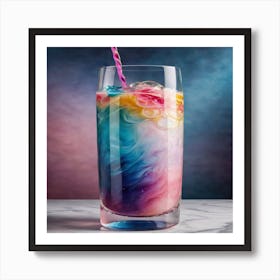 Rainbow Latte Art Print