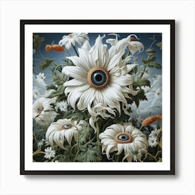 Eye Of The Daisy Art Print