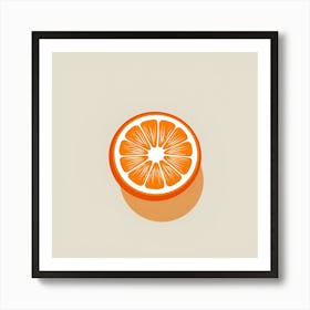 Orange Slice Art Art Print