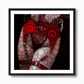 Psychedelic Sexy Lingerie 26 Art Print