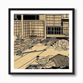 Japan scene Art Print