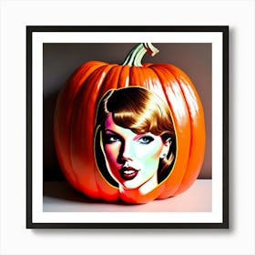 Taylor Swift Pumpkin 10 Art Print