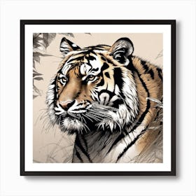 Tiger 17 Art Print