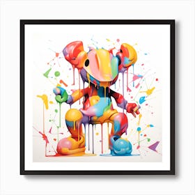 Splatter Art Print