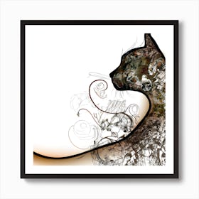 Lovely Cat Art Print