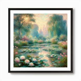 Lily Pond Art Print