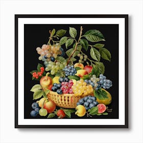 A collection of different delicious fruits 11 Art Print