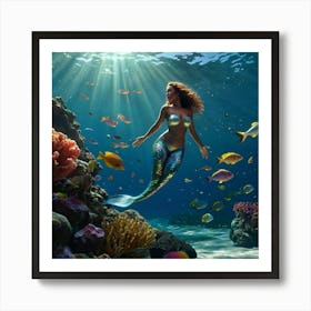 Mermaid 1 Art Print