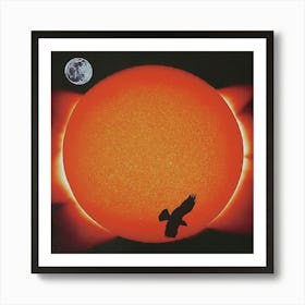 The Sun, The Moon and The Lost Bird Art Print