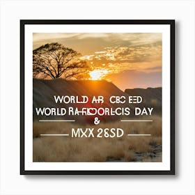 World Air Cbed World Radiologist Day Art Print