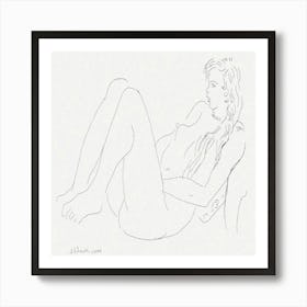 Nude Woman 3 Art Print