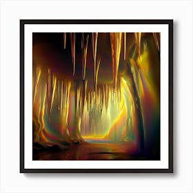 Ice Caves Art Print